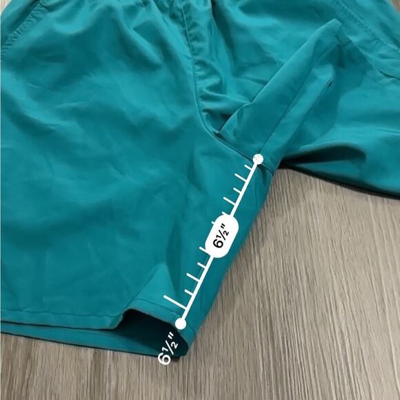 Nike Men's Teal Blue Large Swoosh Dri Fit Running‎ Activewear Shorts Size S - Picture 9 of 9